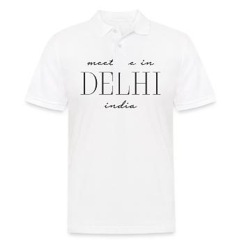 Rencontrez-moi à Delhi - Inde - Polo Homme - blanc - Devant - Kai (181cm)