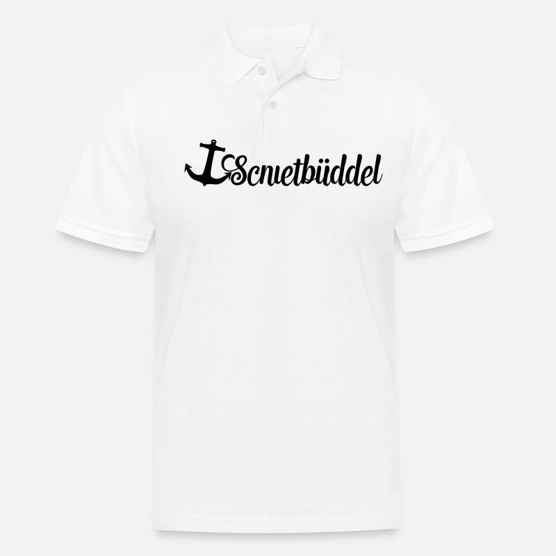 schietbüddel - Männer Poloshirt - Weiß