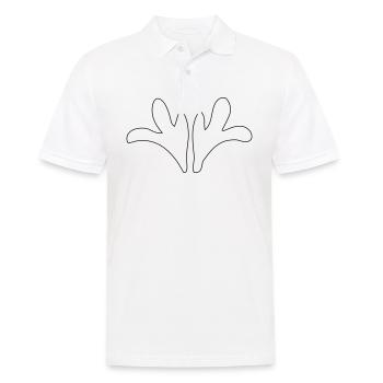 Ornement – Vectorgraphic - Polo Homme - blanc - Devant - Kai (181cm)