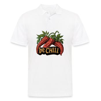 be Chilll - Men's Polo Shirt - white - Front - Kai (181cm)