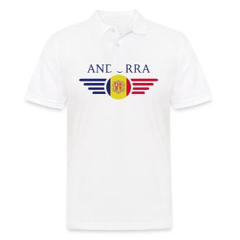 Andorra Style Design T-Shirt - Polo Homme - blanc - Devant - Kai (181cm)