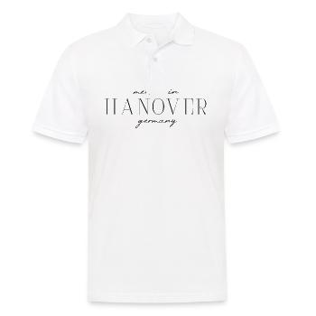 Hannover, Deutschland Eleganz Stil Design T-Shirt - Männer Poloshirt - Weiß - Vorne - Kai (181cm)