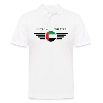 Vereinigte Arabische Emirate Stil Design T-Shirt - Männer Poloshirt - Weiß - Vorne - Kai (181cm)