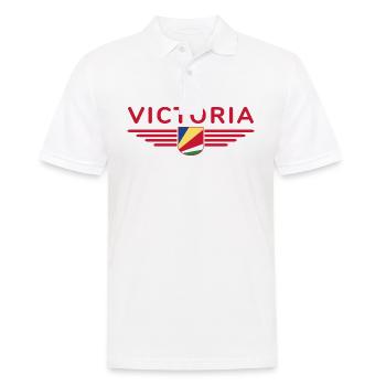 Victoria Seychelles fans : Chemises élégantes - Polo Homme - blanc - Devant - Kai (181cm)