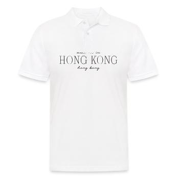 Hong Kong - Polo Homme - blanc - Devant - Kai (181cm)