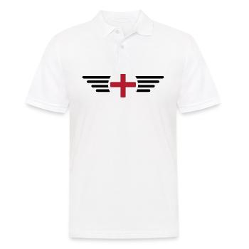 England Essence T-Shirt - Men's Polo Shirt - white - Front - Kai (181cm)