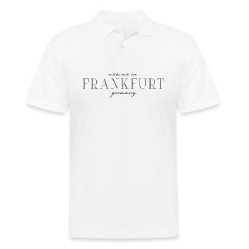 Francfort, Allemagne T-Shirt Design de Style Élégance - Polo Homme - blanc - Devant - Kai (181cm)
