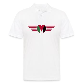 J’aime Jordan, T-shirt Style Design - Polo Homme - blanc - Devant - Kai (181cm)