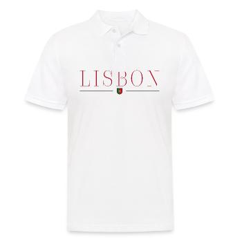 Lisbonne, Portugal Style Design T-Shirt - Polo Homme - blanc - Devant - Kai (181cm)
