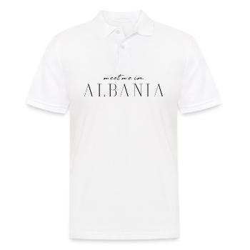 Albanie : Culture, Nature, Authenticité - Polo Homme - blanc - Devant - Kai (181cm)