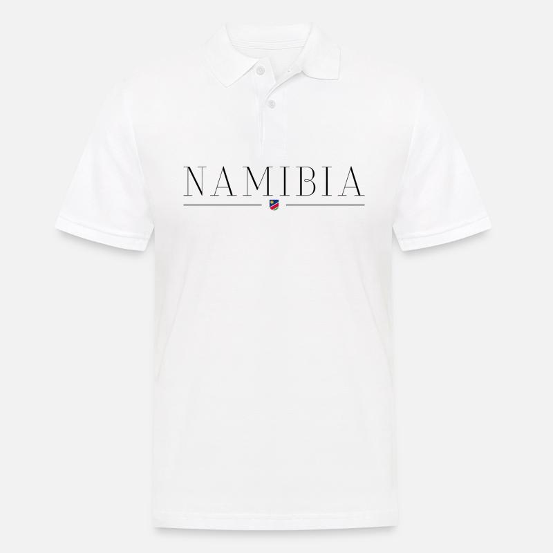 Ich liebe Namibia - Männer Poloshirt - Weiß