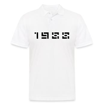 Année de naissance Anniversaire Né(e) en 1988 - Polo Homme - blanc - Devant - Kai (181cm)