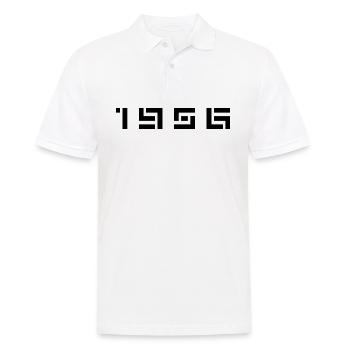 Year of Birth Born In - Made in 1956 - Men's Polo Shirt - white - Front - Kai (181cm)