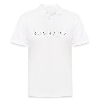 J’adore Buenos Aires - Polo Homme - blanc - Devant - Kai (181cm)