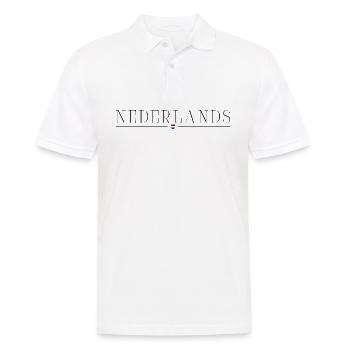 J’adore les Pays-Bas - Polo Homme - blanc - Devant - Kai (181cm)