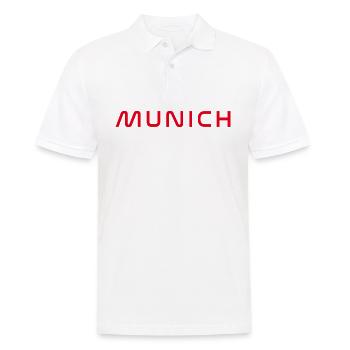 T-Shirt Munich – Joie de vivre bavaroise - Polo Homme - blanc - Devant - Kai (181cm)