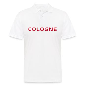 Cologne T-Shirt – Cathedral City Love - Polo Homme - blanc - Devant - Kai (181cm)