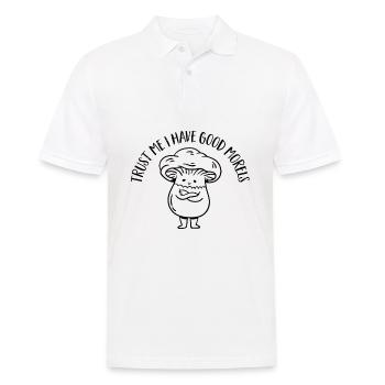 Cueilleur de champignons Chasseurs de champignons Amateurs de champignons Champignons Ferme de champignons - Polo Homme - blanc - Devant - Kai (181cm)