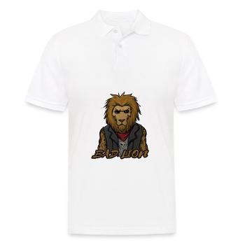 Lion Cool - Men's Polo Shirt - white - Front - Kai (181cm)