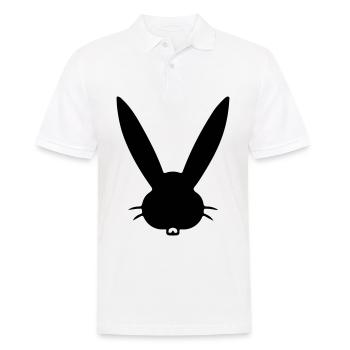 Lapin Lapin Tête de Lapin - Polo Homme - blanc - Devant - Kai (181cm)