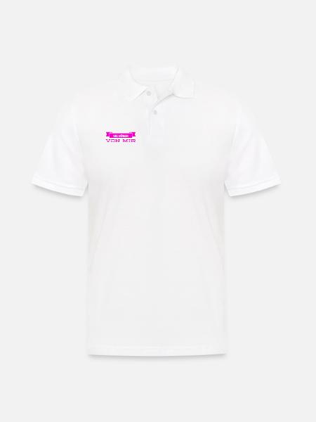 sie hören von mir - Männer Poloshirt - Weiß