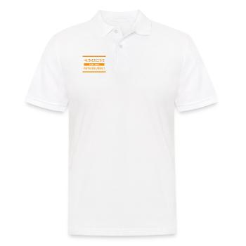 ich mag dich nicht - Männer Poloshirt - Weiß - Vorne - Kai (181cm)