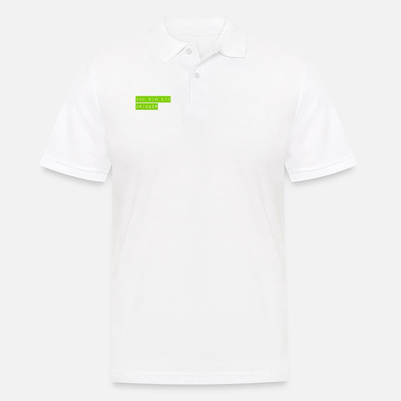 ich bin ein Beschützer - Männer Poloshirt - Weiß