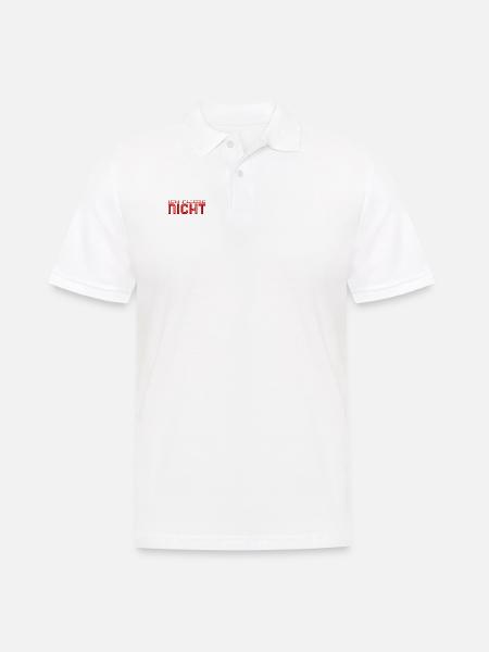 Flugangst - Männer Poloshirt - Weiß