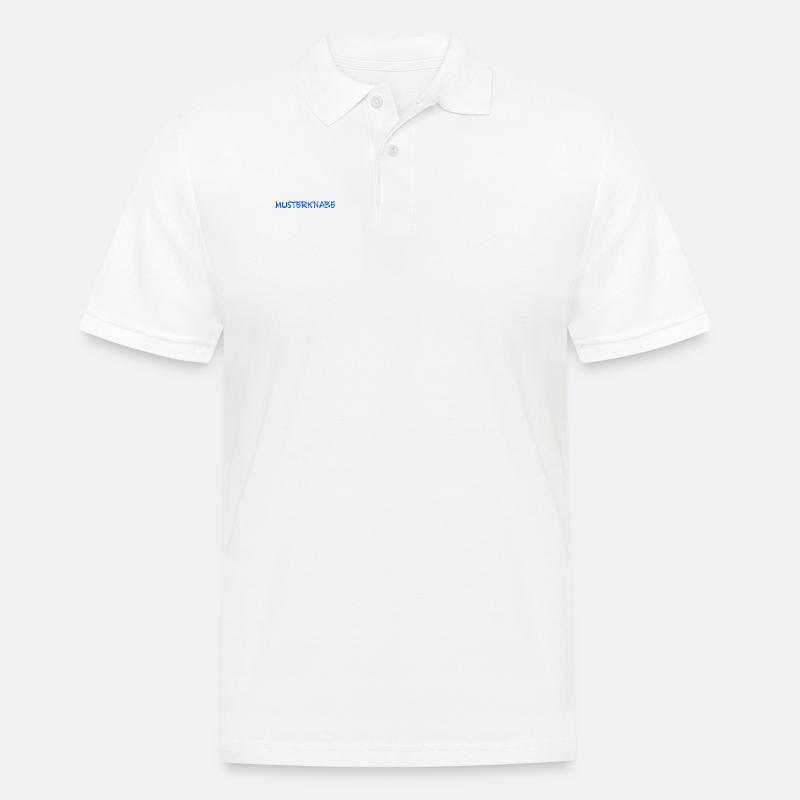 Musterknabe - Männer Poloshirt - Weiß
