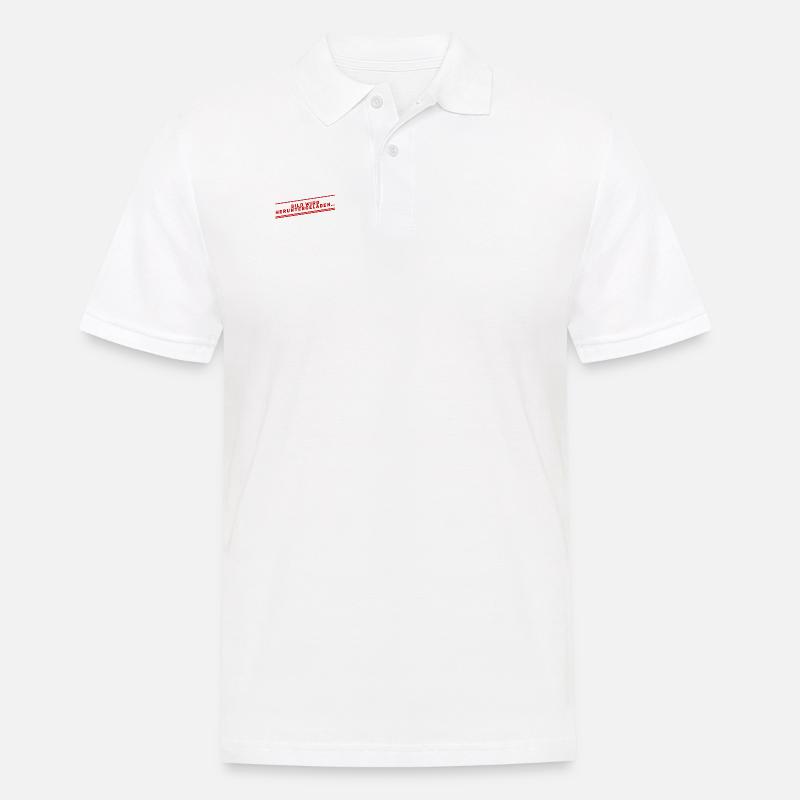 wird heruntergeladen - Männer Poloshirt - Weiß