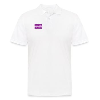 so froh - Männer Poloshirt - Weiß - Vorne - Kai (181cm)
