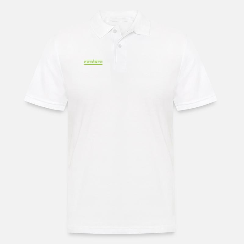 Koryphäe - Männer Poloshirt - Weiß