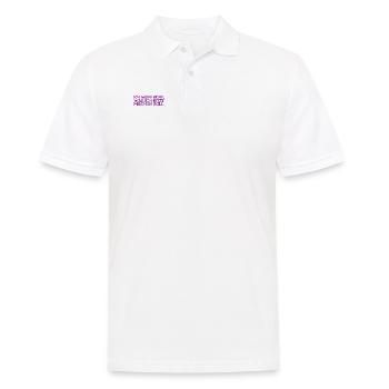 was soll ich jetzt machen? - Männer Poloshirt - Weiß - Vorne - Kai (181cm)