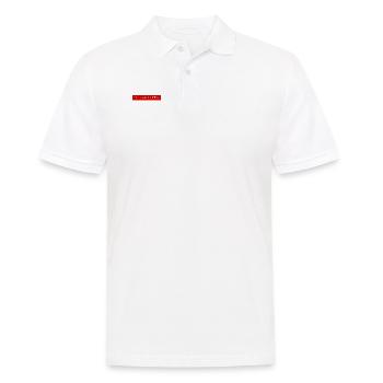 ich lebe im Jammertal - Männer Poloshirt - Weiß - Vorne - Kai (181cm)
