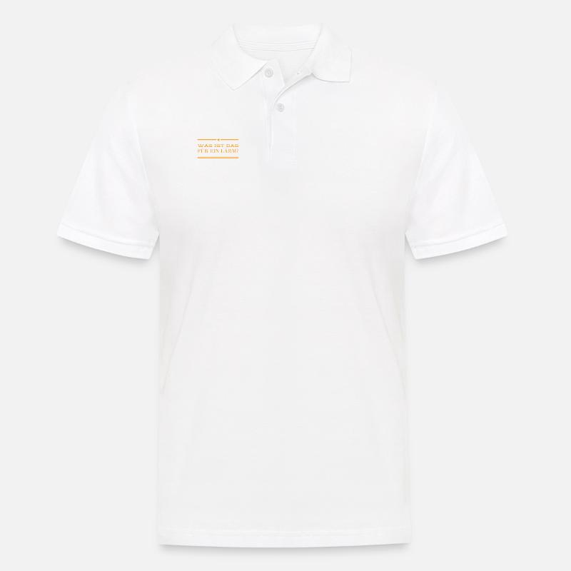 so ein Krach - Männer Poloshirt - Weiß