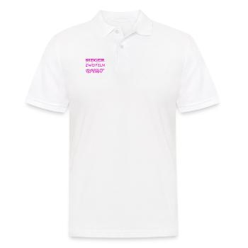vor dir steht ein Gewinner - Männer Poloshirt - Weiß - Vorne - Kai (181cm)