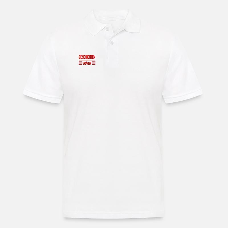 ich liebe Märchen - Männer Poloshirt - Weiß