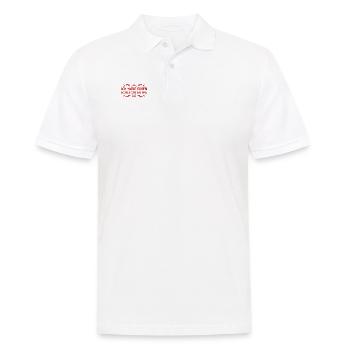 ich habe schlechte Laune - Männer Poloshirt - Weiß - Vorne - Kai (181cm)