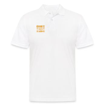 jetzt wird es anders - Männer Poloshirt - Weiß - Vorne - Kai (181cm)