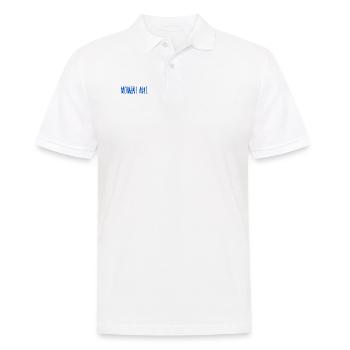 da bin ich kritisch - Männer Poloshirt - Weiß - Vorne - Kai (181cm)