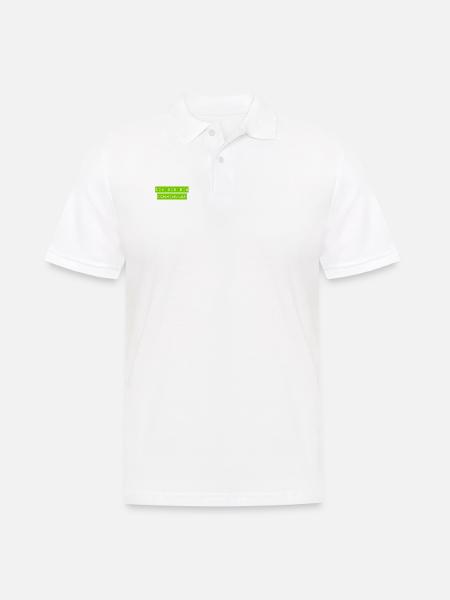 ich bin ein Schwindler - Männer Poloshirt - Weiß