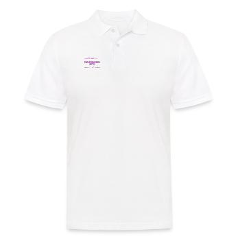der Zug fährt ab - Männer Poloshirt - Weiß - Vorne - Kai (181cm)