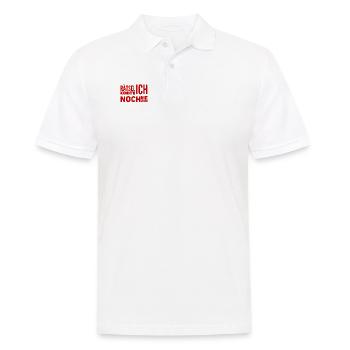 Rätsel sind nicht mein Ding - Männer Poloshirt - Weiß - Vorne - Kai (181cm)