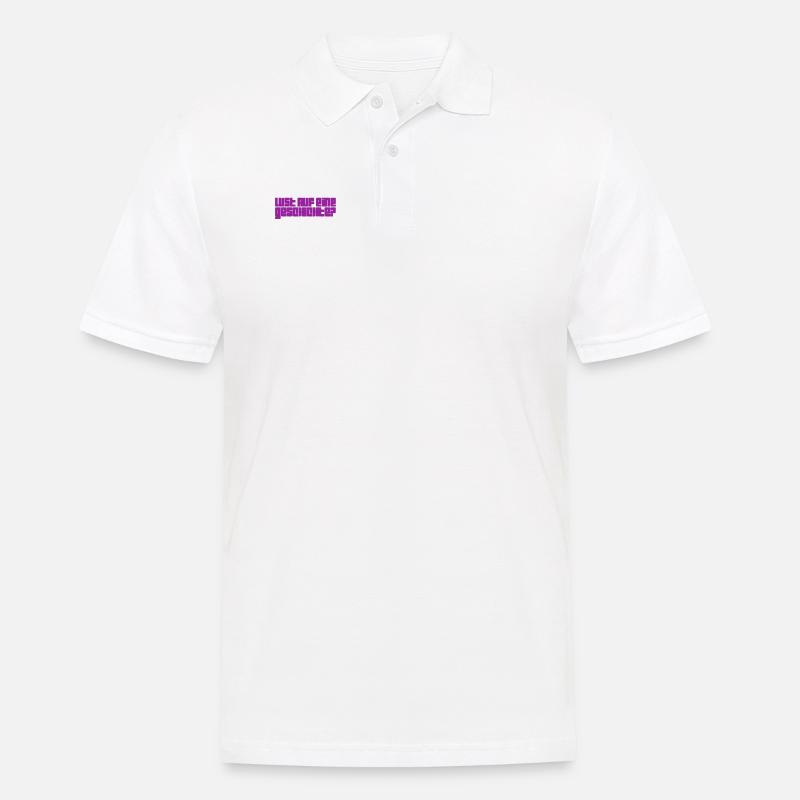 Geschichtenerzähler - Männer Poloshirt - Weiß