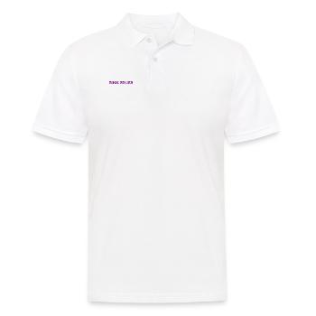 vor dir steht ein Einsiedler - Männer Poloshirt - Weiß - Vorne - Kai (181cm)