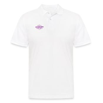 ich bin clever - Männer Poloshirt - Weiß - Vorne - Kai (181cm)