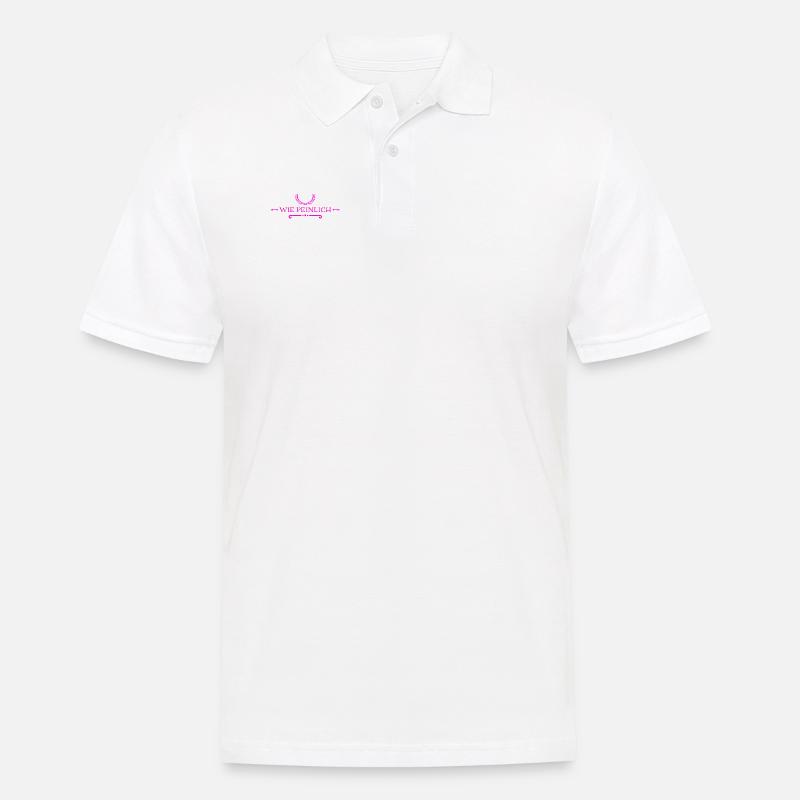 ist euch das nicht peinlich? - Männer Poloshirt - Weiß