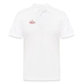 ich sage nein - Männer Poloshirt - Weiß - Vorne - Kai (181cm)