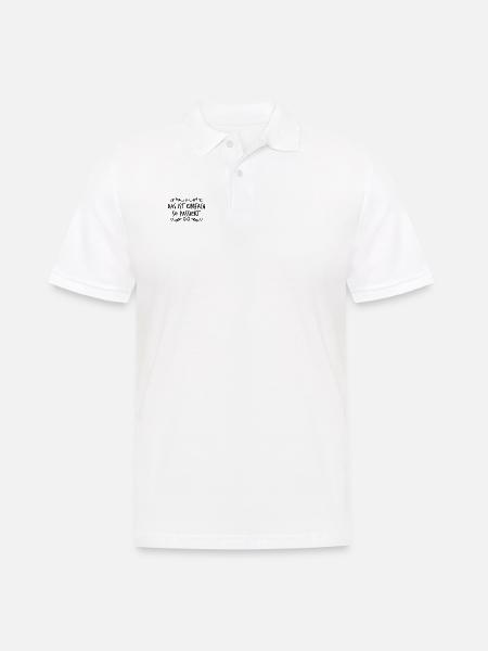 das ist einfach so passiert - Männer Poloshirt - Weiß