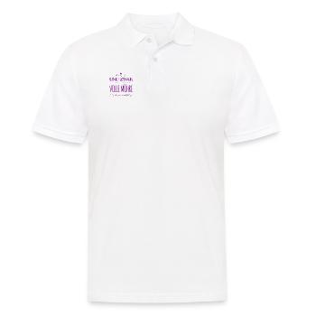 na logisch - Männer Poloshirt - Weiß - Vorne - Kai (181cm)